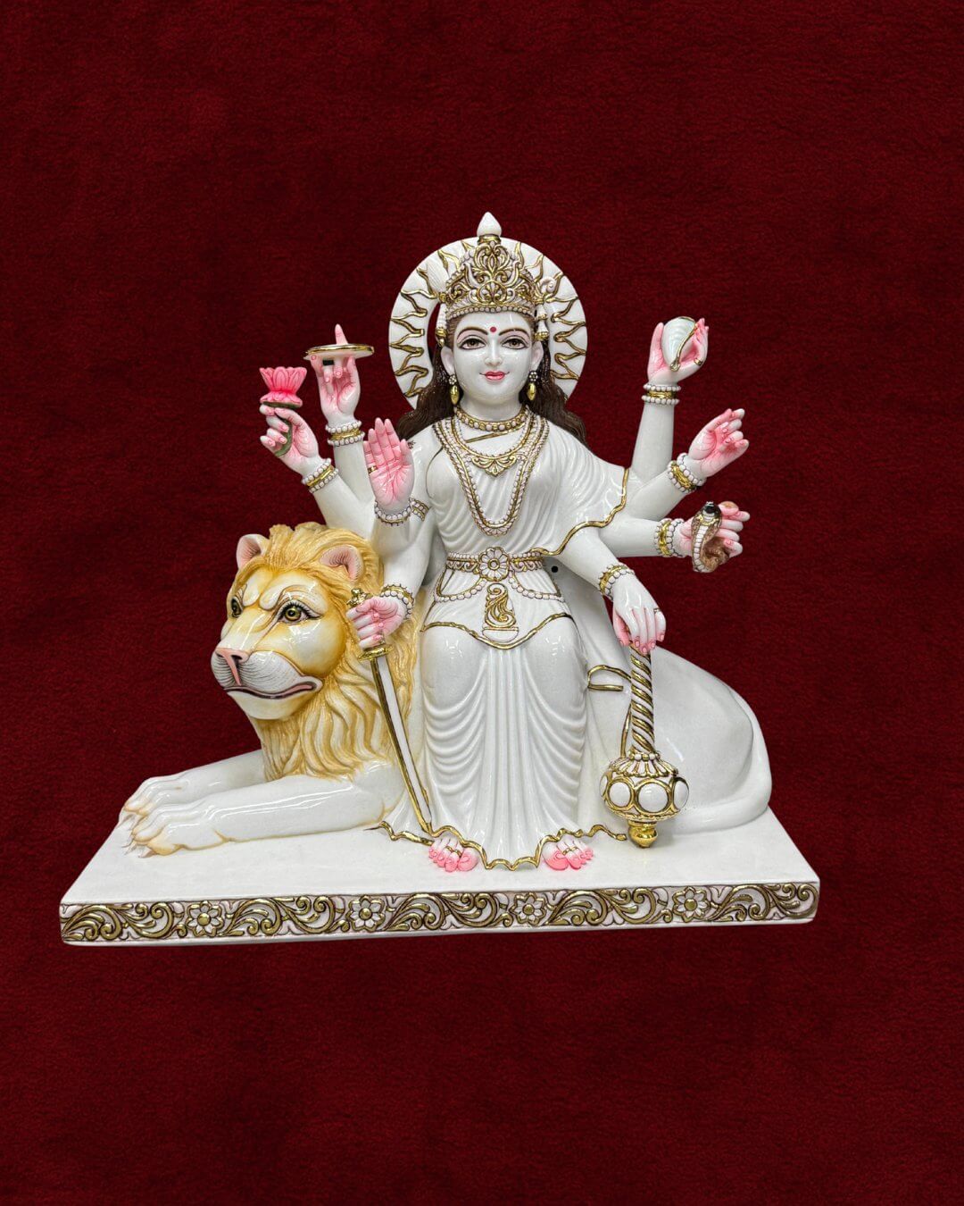 Marble Durga Mata - Style 5